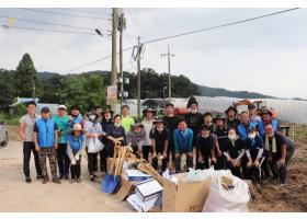 수해복구 지원 봉사활동(천안시 병천면)